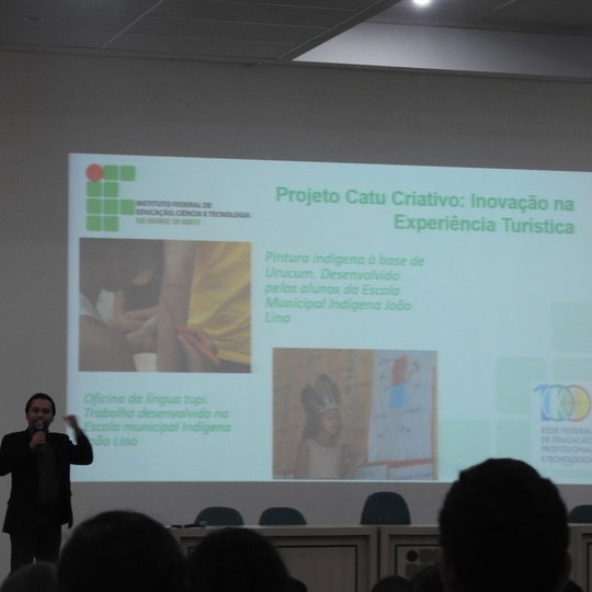 #35792 Turismo Criativo e Inovação é Tema de Palestra Proferida por Coordenador de Pesquisa do Campus Canguaretama