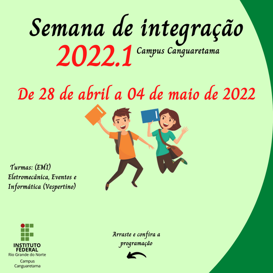 #35795 Divulgada a programação da Semana de Integração Acadêmica
