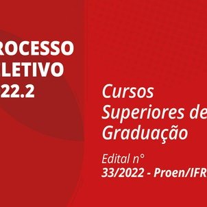 #35820 Publicado edital de processo seletivo para cursos de Graduação