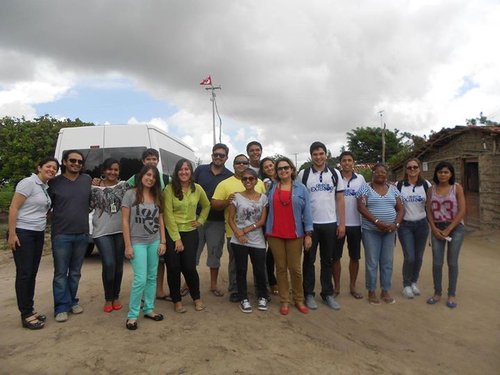 visita ao assentamento rural com a participação de alunos e servidores do Campus Canguaretama.