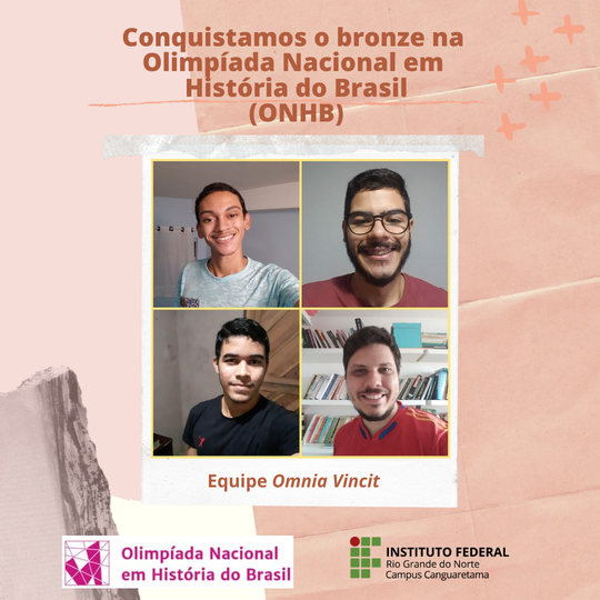 #35864 Equipe do Campus Canguaretama conquista medalha de bronze na ONHB