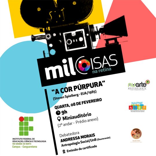 #35912 Primeira edição do projeto "Mil Coisas na Retina" acontecerá nesta quarta-feira