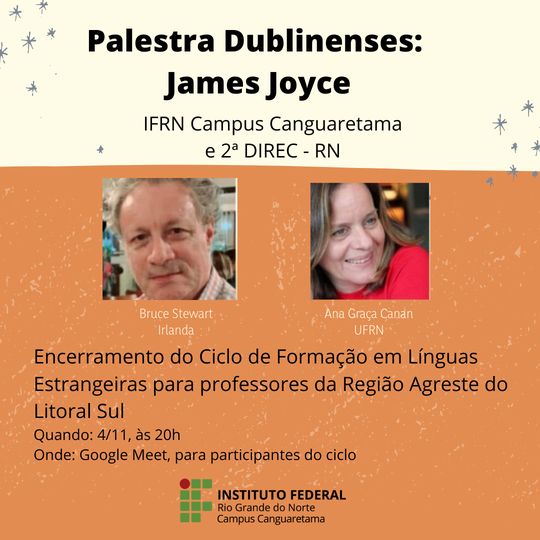 #35927 Ciclo de formação em língua estrangeira promove palestra com professor irlandês