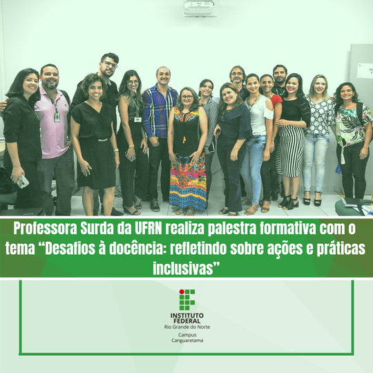 #36005 Campus promove palestra formativa com o tema “Desafios à docência: refletindo sobre ações e práticas inclusivas”