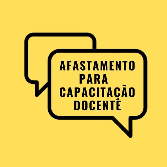 #36319 Lançado Edital de Afastamento para Capacitação