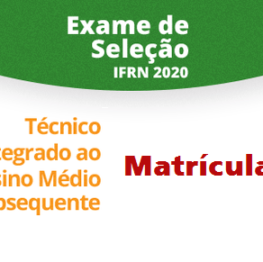 #36384 Matrículas do Subsequente e Integrado