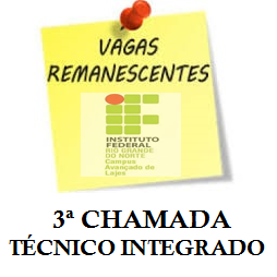 #36404 Publicada lista da 3ª chamada para vagas remanescentes