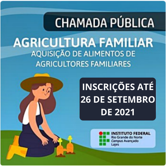 #36458 IFRN efetiva camada pública para aquisição de gêneros alimentícios