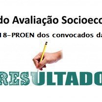 #36499 Resultado da avaliação socioeconômica do Edital 29/2018-PROEN dos convocados da 4ª chamada