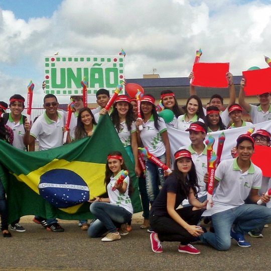 #36580 Campus Avançado Lajes participa da passagem da tocha olímpica 