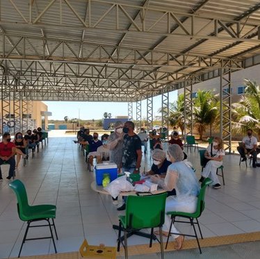 #36635 Servidores do Campus Avançado Lajes são vacinados na campanha de imunização de profissionais da educação contra a Covid-19