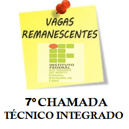 #36672 Publicada a lista da 7ª chamada para vagas remanescentes
