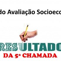 #36681 Resultado da avaliação socioeconômica da 5ª chamada do Edital 39/2017-PROEN (Técnico Integrado)