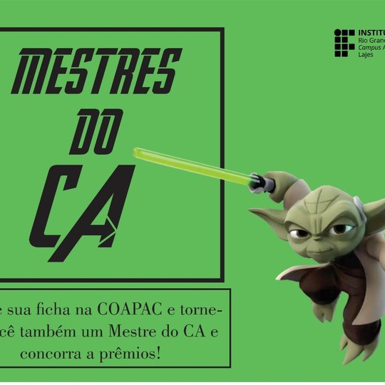 #36832 Diretoria Acadêmica do Campus Lajes lança programa mestres do CA para alunos do Campus Lajes