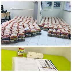 #36873 IFRN Campus Avançado Lajes distribui 240 kits de alimentos para alunos em vulnerabilidade social
