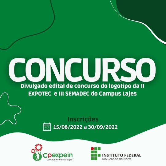 #37043 Publicado edital para o concurso do logotipo da II EXPOTEC e III SEMADEC Lajes