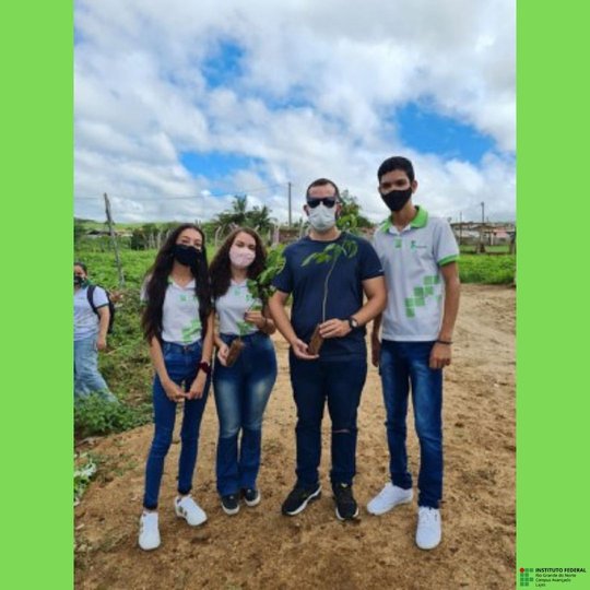 #37135 Membros do Projeto de extensão do Campus Avançado Lajes participam de Plantio em São Paulo do Potengi