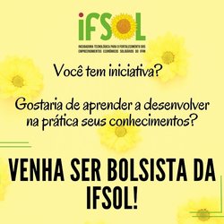 #37141 Inscrições abertas para bolsas no Projeto IFSol Núcleo Lajes