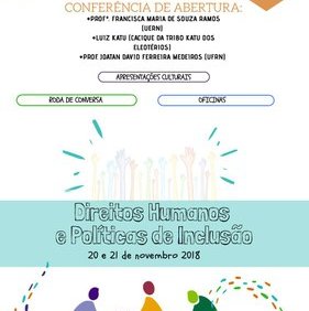#37149 Abertas as inscrições do evento "Direitos Humanos e Políticas de Inclusão"