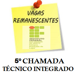 #37157 Publicada a lista da 5ª chamada para vagas remanescentes