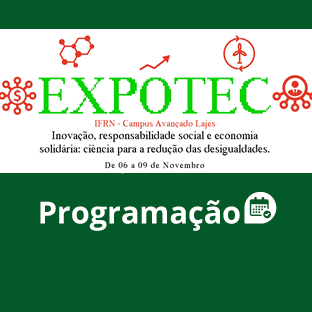#37159 EXPOTEC - Divulgadas as programações das Atividades, da Mostra Científica e da Mostra Artística
