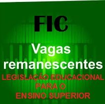 #37271 Vagas remanescentes para o curso FIC em Legislação Educacional para o Ensino Superior