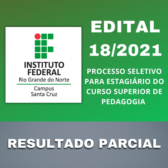 #37296 Edital para contratação de estagiário do curso superior de pedagogia tem resultado parcial divulgado