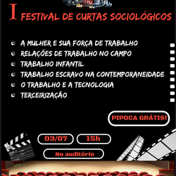 #37298 Campus realiza o "I Festival de Curtas Sociológicos"
