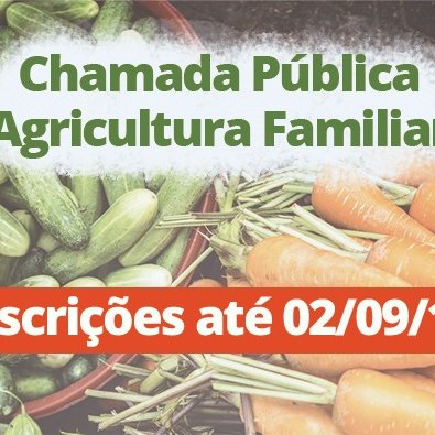 #37301 Chamada pública para aquisição de gêneros alimentícios