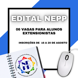 #37338 Campus divulga Edital de inscrição de processo seletivo para alunos extensionistas do NEPP