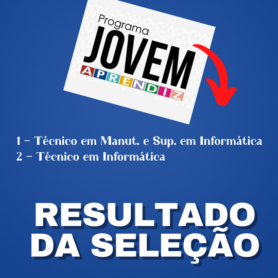 #37339 Resultado final de seleção para vagas de Jovem Aprendiz na empresa Varejão Supermercado