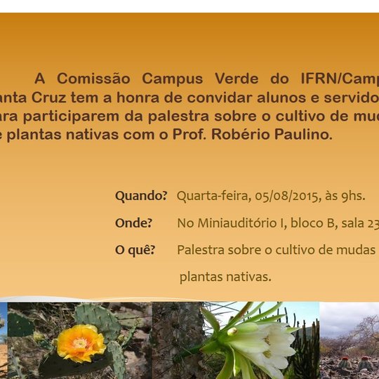 #37385 Palestra sobre o cultivo de mudas de plantas nativas