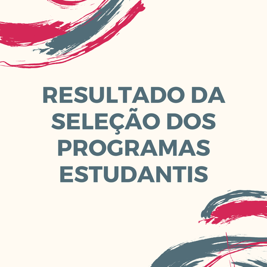 #37452 COAES do Campus Santa Cruz publica resultado de seleção de programas estudantis