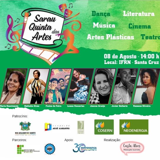 #37460 IFRN - Campus Santa Cruz recebe o Sarau Quinta das Artes