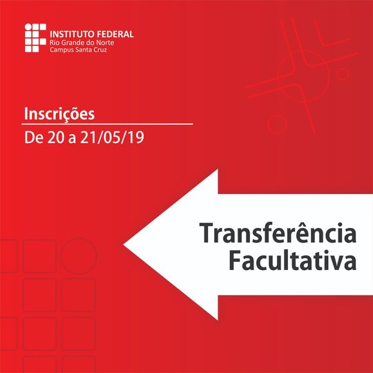 #37465 Publicado Edital de transferência facultativa para ingresso no segundo semestre