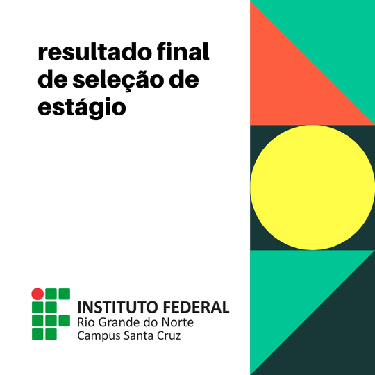 #37484 Coordenação de Extensão divulga resultado final de seleção de estágio para empresa GTNET