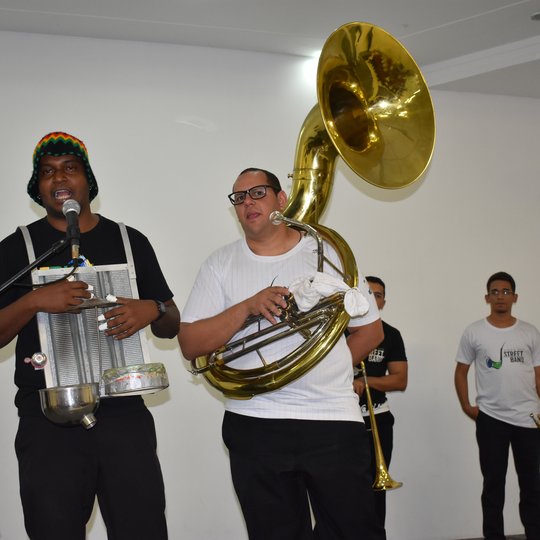 #37516 Campus recebe músicos participantes do 9º Festival de Filarmônicas de Santa Cruz