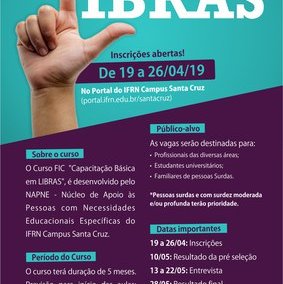 #37627 Divulgado lista de classificados para capacitação em LIBRAS