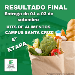 #37745 COAES/SC divulga lista de alunos contemplados com a entrega de Kits de alimentos