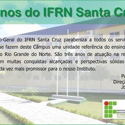 #37757 IFRN Santa Cruz completa 3 anos