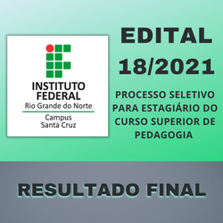 #37769 Campus divulga resultado final de seleção para contratação de estagiário do curso superior de pedagogia