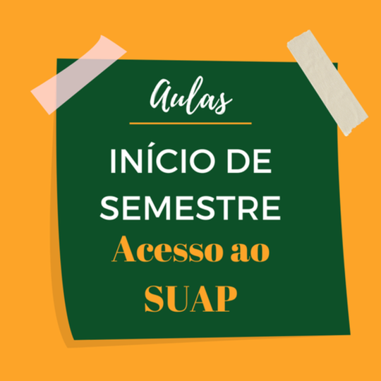 Capa de recepção/Orientação do inicio das aulas do Campus Santa Cruz para os novos alunos ingressantes