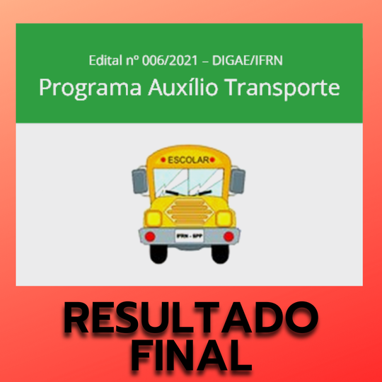 #37849 Resultado final daseleção do Programa de auxílio-transporte