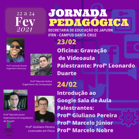 #37942 Professores do Campus Santa Cruz participam de Jornadas Pedagógicas em redes municipais de ensino