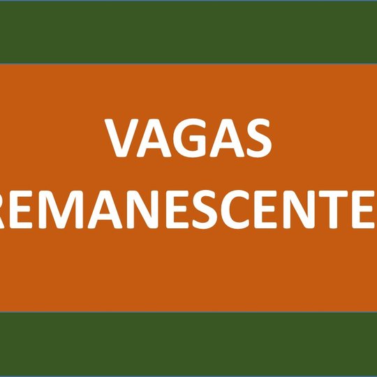 #37968 Divulgada a 2ª Chamada de Remanescentes para os Cursos Técnicos Integrados e Chamada Única para Curso Subsequente
