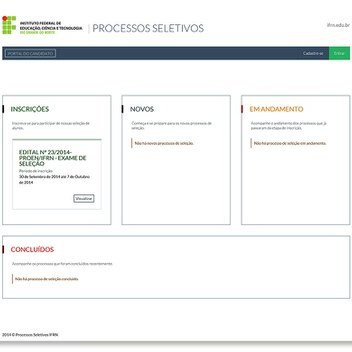 #38018 Lançado novo portal para realização e acompanhamento de processos seletivos