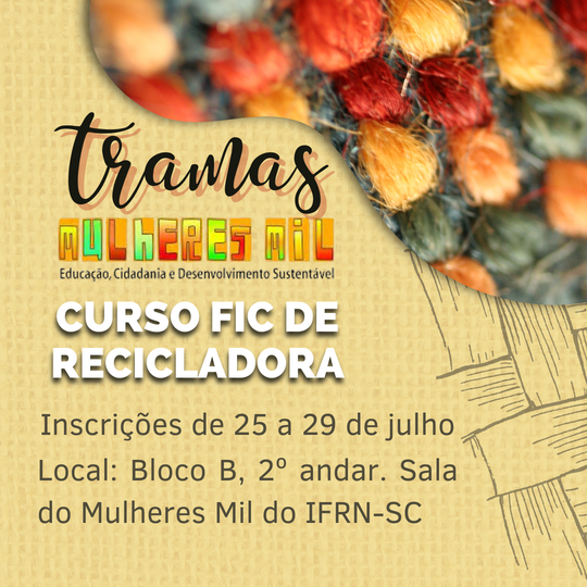 #38052 Programa Mulheres Mil abre inscrições para curso de recicladora