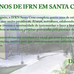 #38194 IFRN Santa Cruz completa 04 anos de existência