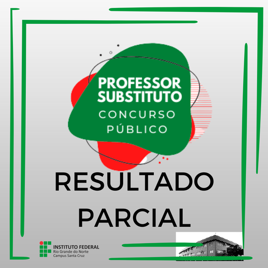 #38325 Resultado parcial do concurso para professor substituto de matemática