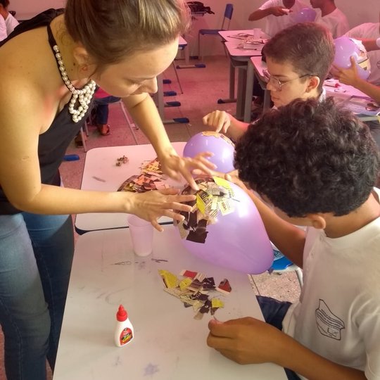 #38356 Projeto de Extensão História e Cultura Africana na Escola realiza atividades em escola da comunidade de Santa Cruz
